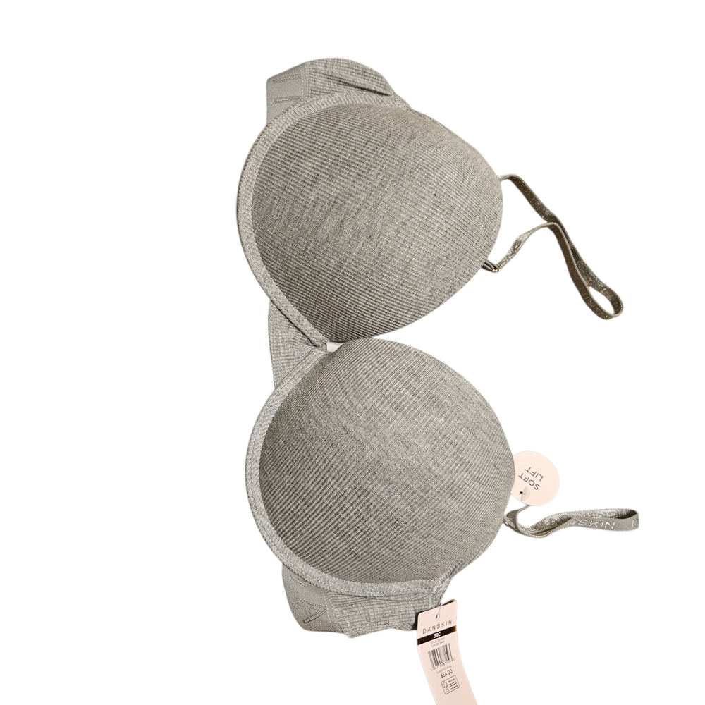 Danskin Underwire Tshirt Bra Light Gray 38C NWT